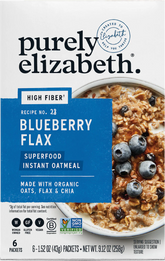 Blueberry Flax Superfood Oatmeal Multipack with Prebiotic Fiber